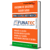 Imagem do produto CADERNO DE QUESTÕES GABARITADAS: PROFESSOR DE MATEMÁTICA, FUNATEC