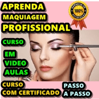 Imagem do produto Mega Promoção Curso de Maquiagem Com Certificado