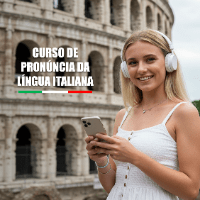 Imagem do curso Curso de Pronúncia da Língua Italiana (10 Aulas + eBook Manual de Pronúncia da Língua Italiana)