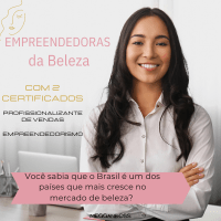 Imagem do produto Empreendedoras da Beleza com certificado em (Profissionalizante de Vendas E Empreendedorismo)