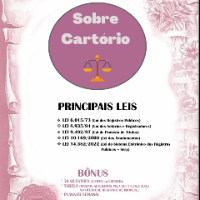 Imagem do curso E-BOOK SOBRE CARTÓRIO - PRINCIPAIS LEIS