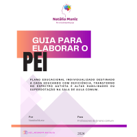 Imagem do curso GUIA PARA ELABORAR O PEI -  PLANO EDUCACIONAL INDIVIDUALIZADO + AULA GRAVADA
