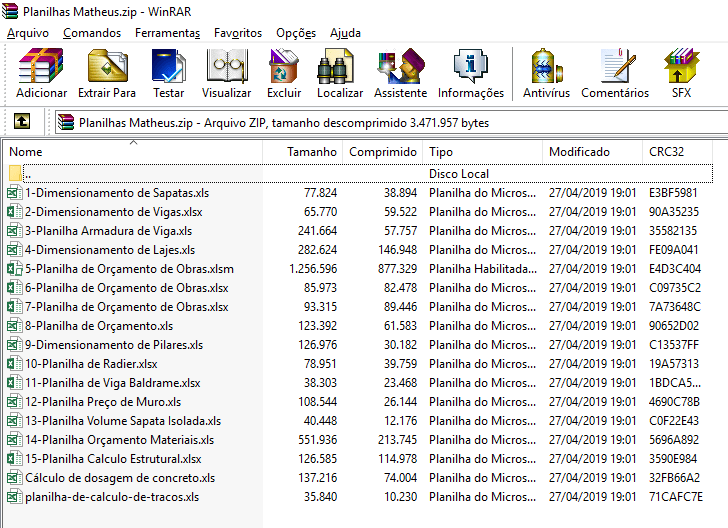 Planilhas Para Engenheiros Civis