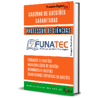 Imagem do produto CADERNO DE QUESTÕES GABARITADAS: PROFESSOR DE CIÊNCIAS, FUNATEC