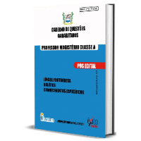 Imagem do produto CADERNO DE QUESTÕES GABARITADAS: PROFESSOR DE MAGISTÉRIO CLASSE A, SÃO TOMÉ RN 2023
