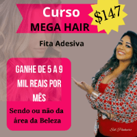 Imagem do produto Curso de Mega Hair Fita Adesiva
