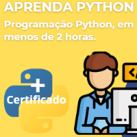 Imagem do curso Aprenda programação Python em 2 horas!