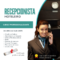 Imagem do produto Formação Recepcionista Hoteleiro