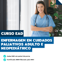 Imagem do produto Curso EAD - Enfermagem em Cuidados Paliativos Adulto e Neopediátrico - Certificado 360 horas Liberado pelo MEC