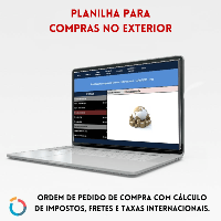 Imagem do produto Planilha para compras do exterior internacional