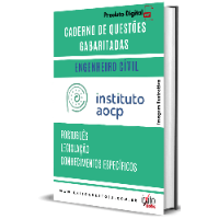 Imagem do produto CADERNO DE QUESTÕES GABARITADAS: ENGENHEIRO CÍVIL, INSTITUTO AOCP