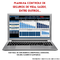 Imagem do produto Planilha Controle De  Seguros de Vida, Saúde,  entre outros...