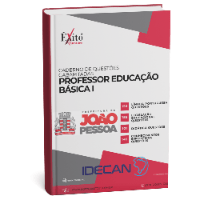 Imagem do produto CADERNO DE QUESTÕES GABARITADAS: PROFESSOR DE EDUCAÇÃO BÁSICA I, IDECAN JP