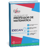 Imagem do produto CADERNO DE QUESTÕES GABARITADAS: PROFESSOR DE MATEMÁTICA, IDECAN, FEIRA DE SANTANA