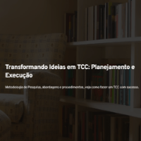 Imagem do produto Transformando idéia em TCC:  Planejamento e Execução