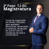 Imagem do produto Curso de Direito Tributário Preparatório para 2ª Fase de Juiz do TJ/SC