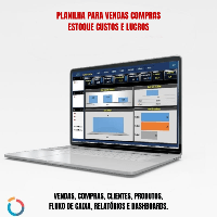 Imagem do produto Planilha Para Vendas Compras Custos e Lucros