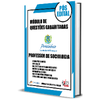 Imagem do curso MÓDULO DE QUESTÕES GABARITADAS: PROFESSOR DE SOCIOLOGIA, SEE PE 2022 PÓS EDITAL