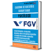 Imagem do produto CADERNO DE QUESTÕES GABARITADAS : PSICÓLOGO FGV