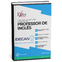 Imagem do produto CADERNO DE QUESTÕES GABARITADAS: PROFESSOR DE INGLÊS, IDECAN