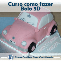 Imagem do produto Curso de como fazer Bolo 3D