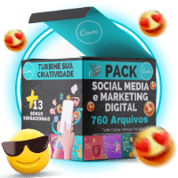Imagem do produto Pack Turbo Canva Social Media e Marketing Digital.