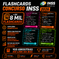 Imagem do curso Flashcards Anki - INSS 2026 (Completo)
