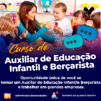 Imagem do curso Curso Auxiliar de Educação e Berçarista