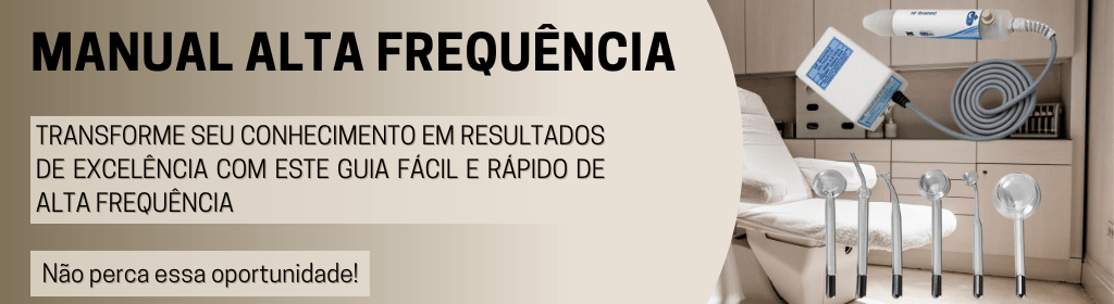 Banner superior do produto. Segue a descrição do conteúdo: Transforme seu conhecimento em resultados de excelência com este guia fácil e rápido de Alta Frequência

Veja o conteúdo programático:

- O que é o alta frequência
- Como ele funciona
- Quais os efeitos
- Tipos de eletrodos mais usados na podologia
- Técnicas de aplicação na podologia
- Contra indicações
- Como higienizar o aparelho
- Aplicação na podologia (assepsia, analgesia, lesões e fissuras, verrugas, onicocriptose e granuloma, tinea pedis, onicomicose laminar, onicomicose plantar, paroníquia)
- BÔNUS 1: Vídeo super especial
- BÔNUS 2: Grupo VIP Whatsapp
- BÔNUS 3: E-book Guia Prático de PODOPROFILAXIA: Agilidade e Qualidade no Atendimento