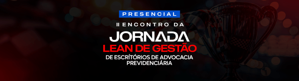 Banner superior do produto. Segue a descrição do conteúdo: II ENCONTRO DA JORNADA LEAN DE GESTÃO DE ESCRITÓRIOS DE ADVOCACIA PREVIDENCIÁRIA DO IPMF

Local: ESMAFEPR - R. Eurípedes Garcez do Nascimento, 1167 - Ahú, Curitiba - PR, 80540-280

Presencial e Online
Datas: 05 e 06 de dezembro de 2025
Horários:
05/12/2025 das 13:30 às 21:00
06/12/2025 das 8:30 às 17:00

Um evento único e imersivo que combina teoria e prática para transformar a gestão do seu escritório de advocacia previdenciária. Criado com base no renomado sistema de gestão Lean Thinking, adaptado pelos especialistas Dr. Gustavo Zimmermann Sachser e Dra. Melissa Folmann desde 2009, o método já comprovou sua eficácia em inúmeros escritórios, oferecendo resultados tangíveis e impactantes.

Além disso, a jornada inclui debates colaborativos com participantes presenciais e online, promovendo a troca de ideias entre profissionais que aplicam o Lean no setor jurídico. A troca de experiências será enriquecida por gestores de multinacionais e alunos que já obtiveram resultados concretos, compartilhando suas histórias de sucesso.

Ao se inscrever, você também ganha acesso exclusivo às Casotecas online do IPMF, com conteúdos essenciais para gestão de escritórios e Direito Previdenciário. Não é um evento teórico, mas sim uma oportunidade para aprender diretamente com quem pratica e tem resultados reais.