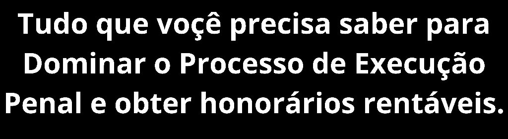 Banner superior do produto. Segue a descrição do conteúdo: DOMINANDO A PRÁTICA DA EXECUÇÃO PENAL E DA PROGRESSÃO DE REGIME:


O processo de Execução Penal é objetivo e por isso neste E-book você vai aprender a dominar a prática diária (com comentários teóricos) necessária para advogar na Execução Penal com segurança, domínio dos procedimentos e requerimentos de progressão de regime, desde o pedido ao Juiz até a decisão final, analisando se há necessidade de interpor recurso, espécies de execução penal, requisitos para a progressão de regime, procedimentos, como construir sua autoridade e posicionamento neste nicho tão rentável, dentre outras atribuições inerentes a atuação no processo de Execução Penal.

Receba ainda 8 bônus, veja : BÔNUS 1: E-book Dominando os princípios aplicáveis a Execução Penal e a Continuidade Delitiva na Execução Penal; BÔNUS 2: Modelo de Habeas Corpus (editável); BÔNUS 3: Modelo de petição de Progressão de Regime antes do PAC (editável); BÔNUS 4: Modelo de petição de Progressão de Regime depois do PAC (editável); BÔNUS 5: Modelo de petição de Visita Periódica à família (editável); BÔNUS 6: Modelo de petição de cômputo em dobro (editável); BÔNUS 7: Modelo de petição de Indulto 2023 (editável); BÔNUS 8: Modelo de petição Comutação 2023 (editável), Bônus 9: Modelo de petição de impugnação ao parecer do Ministério Público (editável).



DOMINANDO O RECURSO DE AGRAVO DE EXECUÇÃO:

Neste e-book advogados, bacharéis e estudantes de direito vão aprender a dominar a prática diária (com comentários teóricos) necessária para interpor o recurso de Agravo de Execução Penal, o momento correto para atacar uma decisão desfavorável com segurança, dominar o procedimento e processamento deste recurso, desde sua interposição até a remessa para o Tribunal Superior. E 3 bônus, modelo de petição de recurso de agravo quando Juiz indefere a progressão de regime sob o fundamento do resultado do exame criminológico, modelo de petição de recurso de agravo quando Juiz indefere a visita periódica a família e modelo de petição de recurso de agravo quando Juiz indefere o livramento condicional.


DOMINANDO O HABEAS CORPUS NA EXECUÇÃO PENAL:

Neste e-book advogados, bacharéis e estudantes de direito vão aprender a dominar a prática diária (com comentários teóricos) necessária para interpor o Habeas Corpus específico para Processos de Execução Penal, o momento correto para a interposição, dominar o procedimento e processamento deste recurso, desde sua interposição até a remessa para o Tribunal Superior.
E 4 bônus: modelo de petição de Habeas Corpus demora na expedição da Guia de Recolhimento, modelo de petição de Habeas Corpus falta de vaga no regime semiaberto, modelo de petição de Habeas Corpus indeferimento de LC por longa pena a cumprir e modelo de petição de Habeas Corpus revogação de LC por nova condenação, todas modelos editáveis.