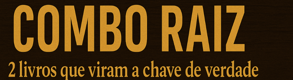 Banner superior do produto. Segue a descrição do conteúdo: ?? Combo Raiz – 2 Livros que viram a chave de verdade

Dois livros. Uma transformação.
Esse combo reúne “A Morte do Homem Bonzinho” e “O Código do Homem Raiz – 9 leis pra evolução do homem”, escritos pelo Tio Edu Raiz, pra quem cansou de ser passivo, inseguro e perdido… e quer resgatar a postura, força e clareza mental que um homem de verdade precisa ter.

?? A Morte do Homem Bonzinho
Mostra o caminho pra quebrar o ciclo do homem que agrada demais, se anula e perde o respeito — ensinando a colocar limite, presença e autoridade emocional em primeiro lugar.

?? O Código do Homem Raiz
Apresenta as 9 leis que todo homem precisa seguir pra assumir o controle da própria vida, desenvolver disciplina, poder interior e parar de se comportar como vítima.

?? Como diz o Tio:

“Quando eu anoto, é porque é verdade.”

?? O que você vai ganhar com esse combo:

Clareza sobre quem você é e o que não aceita mais;

Mentalidade firme pra tomar decisões com postura;

Força pra sair da dependência emocional e agir com verdade;

Evolução pessoal e respeito — de si mesmo e dos outros.

?? De R$74 por apenas R$49
Oferta por tempo limitado.
?? Clique em “Comprar agora” e comece sua virada de postura hoje.