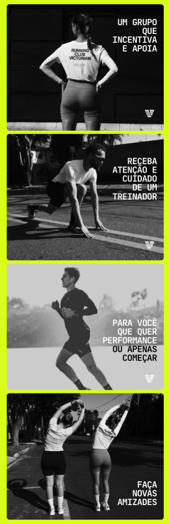 Banner lateral do produto. Segue a descrição do conteúdo: A Assessoria Victoriam é mais do que um plano de treinos.

É um movimento para quem acredita que correr pode transformar corpo, mente e espírito.

Aqui, você tem um grupo engajado e profissionais capacitados para te ajudar a evoluir na corrrida.

Oferecemos treinos 100% personalizados para os seus objetivos, seja correr 5km ou completar uma maratona.

Acompanhamento próximo e feedbacks constantes de um treinador profissional.

Descontos em fisioterapia e fortalecimento, para cuidar do seu corpo como um atleta de verdade.

App para receber, acompanhar e registrar seus treinos. 

Tudo isso com o acompanhamento de uma equipe comprometida em te ajudar a evoluir, estar mais próximo de Deus e formar novas amizades.