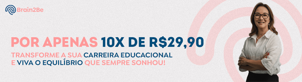 Banner superior do produto. Segue a descrição do conteúdo: Objetivo do Curso: Desenvolver competências socioemocionais e promover a saúde mental por meio de experiências práticas aplicáveis ao cotidiano. O curso visa aprimorar funções executivas, gerenciar emoções e fomentar pensamento construtivo para autodesenvolvimento e sucesso pessoal e profissional.

Principais Temas Abordados:

Contexto mundial
Sua mente e seu cérebro
Sua mente e sua identidade
Sua mente e suas emoções
Sua mente e seus pensamentos

Trilha Pedagógica (Aulas):

O mundo mudou, e agora?
O que é a Inteligência Socioemocional?
Como viver bem no meu mundo interno
Como o cérebro funciona
Como o estresse afeta a saúde física e mental
O que é Função Executiva?
Como desenvolver a autoconsciência
Posso aprender a gostar de mim mesmo?
Para que servem as emoções?
Como posso regular as emoções?
Qual a relação entre pensamentos e emoções?
Será que a minha mente me engana?
O que faço com os meus pensamentos?

Formato e Metodologia:

- Curso sistematizado com 3 módulos + módulo de introdução.
- Material didático digital exclusivo que pode ser impresso.
- 2 horas de conteúdo.
- Baseado na neurociência, Teoria da Modificabilidade Cognitiva Estrutural e Aprendizagem Mediada de Reuven Feuerstein e na Taxonomia de Bloom revisada por Anderson (2001).
- Respeito ao tempo e estilo de aprendizagem de cada participante.

Produtos e Serviços:

- Material didático digital exclusivo.

Metodologia Utilizada:

- Estruturada para a internalização dos conteúdos e mobilização de habilidades socioemocionais.
- Propostas de reflexão e ação para aplicação prática dos conhecimentos.

O curso busca proporcionar aos educadores uma jornada de autodesenvolvimento, capacitando-os a desempenhar suas funções de maneira mais eficiente e equilibrada, respeitando suas necessidades e contexto atual.