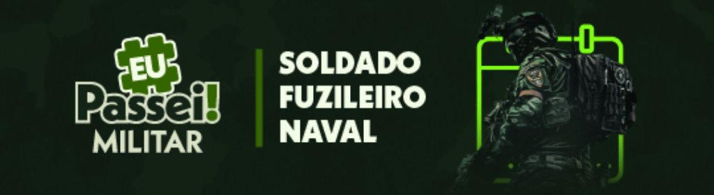 Banner superior do produto. Segue a descrição do conteúdo: Você acabou de ganhar o passa-porte para a realização do seu objetivo de ingressar na Carreira Militar.