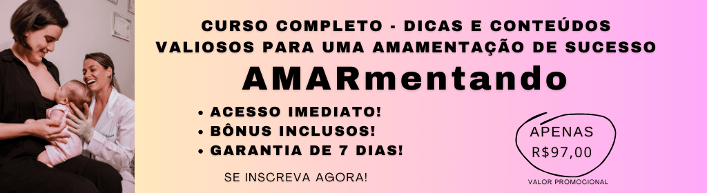Banner superior do produto. Segue a descrição do conteúdo: Você Deseja {Amamentar} Sem {Dificuldades?} Então Siga Estas {Dicas e Conteúdos Valiosos!}



Veja o conteúdo programático:



MODULO 1 – BOAS VINDAS

AULA 1 - BOAS VINDAS AO AMARMENTANDO

Arquivo para baixar: todas as aulas em PDF

AULA 2 – O QUE VOCÊ VAI APRENDER

 

MÓDULO 2 – GESTAÇÃO E PREPARAÇÃO PARA AMAMENTAÇÃO

AULA 1 – É PRECISO PREPARAR OS SEIOS ANTES DO BEBÊ NASCER?

AULA 2 – FORMATO DE BICOS PLANO E INVERTIDO O QUE FAZER

AULA 3 – ACESSÓRIOS DE AMAMENTAÇÃO: O QUE AJUDA E O QUE ATRAPALHA

Arquivo para baixar: vídeo de amarração do sling

AULA 4 – COMO TER SUCESSO NA AMAMENTAÇÃO?

 

MÓDULO 3 – DIA DO PARTO, O SHOW DA VIDA VAI COMEÇAR

AULA 1 – VOCÊ SABE O QUE É HORA DE OURO

AULA 2 – COLOSTRO E APOJADURA

AULA 3 – PREPARAÇÃO DAS MAMAS PARA AMAMENTAR

AULA 4 – O QUE PODE INFLUENCIAR NA PRODUÇÃO DE LEITE

AULA 5 – POSIÇÕES PARA AMAMENTAR NA MATERNIDADE

AULA 6 – PEGA E POSIÇÃO CORRETA

AULA 7 – TÉCNICA DE AUMENTO DE FLUXO DE LEITE PARA O BEBÊ

AULA 8 – SINAIS DE QUE A PEGA ESTÁ INCORRETA

AULA 9 – O QUE É LIVRE DEMANDA E AMAMENTAÇÃO EXCLUSIVA

 

MÓDULO 4 – PROBLEMAS DE AMAMENTAÇÃO

AULA 1 – O QUE PODE ATRAPALHAR A AMAMENTAÇÃO

AULA 2 – TESTE DA LINGUINHA E DISFUNÇÃO ORAL

AULA 3 – PROBLEMAS FREQUENTES QUE ATRAPALHAM

AULA 4 – MOTIVAÇÃO DA MÃE QUE AMAMENTA

 

MÓDULO 5 – COMPORTAMENTOS DO BEBÊ E REDE DE APOIO

AULA 1 – COMPORTAMENTOS DO BEBÊ (EXTEROGESTAÇÃO)

AULA 2 – COMO ACALMAR BEBÊ SEM CHUPETA

AULA 3 – IMPORTÂNCIA DA REDE DE APOIO (FAMÍLIA/AMIGOS)

 

MÓDULO 6 – ORDENHA E ARMAZENAMENTO DE LEITE MATERNO

AULA 1 – ORDENHA DE LEITE MATERNO

AULA 2 – ARMAZENAMENTO DE LEITE MATERNO

AULA 3 – POR QUANTO TEMPO AMAMENTAR

AULA 4 – IMPORTANCIA DE AJUDA PROFISSIONAL HAVENDO DIFICULDADES

 

MÓDULO 7 – BÔNUS SURPRESA

AULA 1 – DICAS EXTRAS

Arquivo para Baixar: vídeo de tipo de choro dos bebês