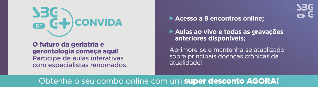 Banner superior do produto. Segue a descrição do conteúdo: SBGG-DF CONVIDA

O objetivo final de todo médico e profissional da saúde é proporcionar o melhor cuidado e tratamento ao seu paciente e isso é potencializado quando somamos conhecimento e experiência. 

Com esse intuito, idealizamos o SBGG-DF Convida! 

Um encontro de especialistas, que debatem entre si um assunto prevalente na sua área, compartilhando sua prática clínica e desafios.

Não fique de fora! A SBGG-DF te convida a fazer parte desse ciclo de conhecimento.
