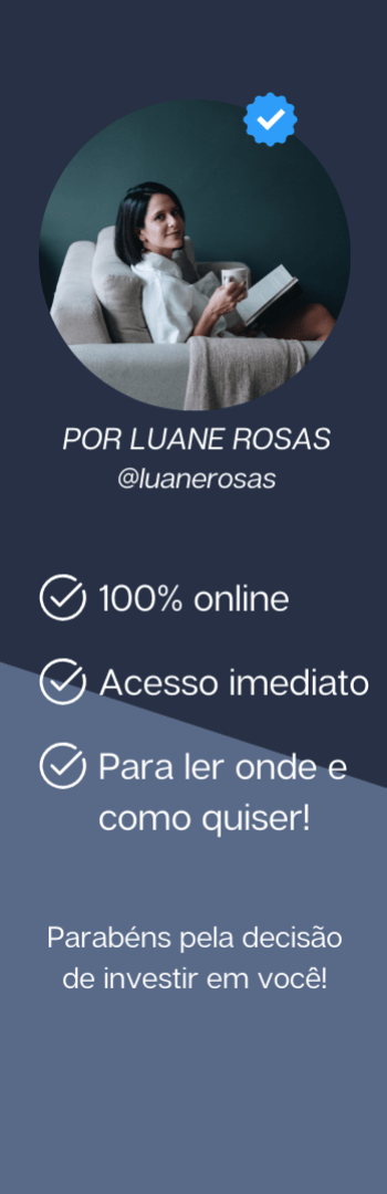 Banner lateral do produto. Segue a descrição do conteúdo: Simplifique seu dia a dia e sinta-se segura para escolher o que vestir, com esses 4 ebooks reunidos em um só lugar para você consultar sempre que quiser.