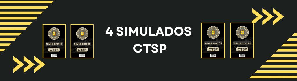 Banner superior do produto. Segue a descrição do conteúdo: Simulados Completos para CTSP BMRS - Conforme último edital!

+

Plataforma de questões de legislação especifica da BMRS ( Lei 10.990, Lei 10.991, Lei 10.992 e RDBM) acesso por 30 dias.

Prepare-se para conquistar sua vaga o CTSP da Brigada Militar do Rio Grande do Sul com o nosso Simulado Completo para 2º Sargento da BMRS! 

Desenvolvido por especialistas na área, nosso simulado é a ferramenta definitiva para quem deseja estar um passo à frente na preparação para o concurso.

Por que escolher nosso simulado?

Será atualizado conforme Edital: Nosso simulado é totalmente alinhado com o edital mais recente, garantindo que você estude apenas o que realmente importa.

60 Questões de Alta Qualidade: As questões foram elaboradas para refletir o nível de dificuldade e os temas mais recorrentes do concurso, proporcionando uma experiência de prova realista.

Feedback Detalhado: Cada questão vem acompanhada de uma explicação detalhada, permitindo que você entenda seus erros e acertos e melhore continuamente.

Simulação de Tempo Real: Teste suas habilidades sob pressão, simulando o tempo real de prova. Aprenda a gerenciar melhor seu tempo e aumente sua confiança.

Áreas de Conhecimento Abrangidas: O simulado cobre todas as áreas exigidas pelo edital, incluindo:
DIREITO PENAL
DIREITO PROCESSUAL PENAL
DIREITO CONSTITUCIONAL
DIREITO ADMINISTRATIVO
DIREITO MILITAR
LEGISLAÇÃO INSTITUCIONAL
NOÇÕES DE ATIVIDADE DE POLÍCIA MILITAR


Acesso Imediato e Fácil: Após a compra, você terá acesso imediato ao simulado através da nossa plataforma
 (https://nuncadesiste.ensinoagil.com.br/login ) entre e se registre, podendo começar a se preparar agora mesmo, no seu ritmo.

Benefícios Exclusivos:

Aprendizado Ativo: Melhore seu desempenho identificando pontos fracos e focando neles.

Simulação Realista: Familiarize-se com o formato da prova e diminua a ansiedade no dia do exame.

Apoio Completo: Nosso suporte está sempre disponível para esclarecer suas dúvidas e oferecer dicas de estudo.

Não perca tempo! Dê o primeiro passo para a sua aprovação no CTSP. Adquira agora o Simulado Completo para o CTSP na Eduzz e comece a estudar com a confiança de quem está se preparando com o melhor material do mercado!
