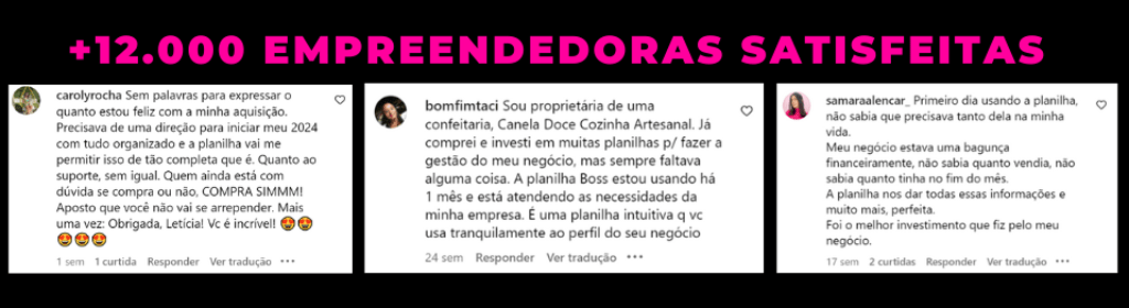 Banner superior do produto. Segue a descrição do conteúdo: Planilha BO$$, a ferramenta que se torna sua melhor amiga quando o assunto é organização financeira.

Funções da Planilha:
- Fluxo de caixa anual;
- Fluxo de caixa mensal;
- Fluxo de caixa semanal;
- Fluxo de caixa diário;
- Estoque integrado
- Lista de clientes;
- Lista de Produtos;
- Lista de fornecedores;
- Controle de parcelas fiado;
- Aba acompanhamento de fiado;
- Contas bancárias;
- Despesas fixas X variáveis;
- Gastos por categoria;
- Metas do mês | Metas do ano;
- Gráficos.

Tudo isso por apenas R$147,00
* Acesso vitalício
* Tutoriais
* Suporte
* Bônus