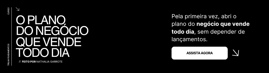 Banner superior do produto. Segue a descrição do conteúdo: “Vender todos os dias não é sorte é o resultado de um plano que eu sigo desde 2021 e que agora pode ser seu também.”