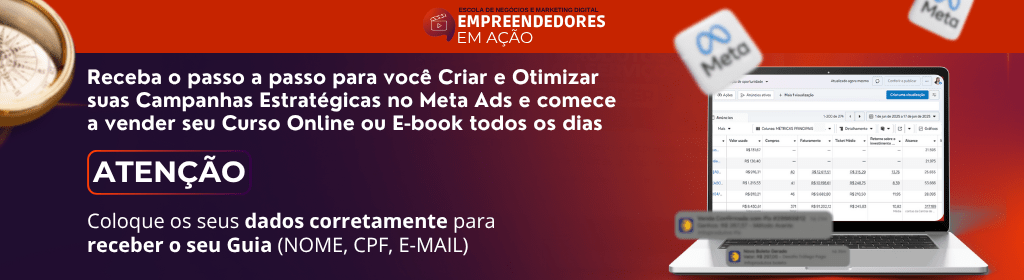 Banner superior do produto. Segue a descrição do conteúdo: Se você é infoprodutor e quer vender todos os dias no perpétuo, precisa dominar uma das habilidades mais poderosas do marketing digital: o tráfego pago estratégico.

Não basta ter um bom produto é preciso chegar até as pessoas certas, no momento certo, e transformar cliques em vendas reais.
E é exatamente isso que você vai aprender neste treinamento prático e direto ao ponto.

No Curso Express de Tráfego Pago com Meta Ads (Facebook e Instagram), você vai aprender passo a passo como criar, testar e otimizar campanhas que vendem no automático, mesmo com orçamentos baixos.

O que você vai aprender na prática:

- Os fundamentos do modelo perpétuo e como usá-lo para vender todos os dias;

- Configuração profissional do Gerenciador de Negócios e de Anúncios, evitando bloqueios e erros comuns;

- Estratégias de campanha para atrair novos leads e compradores no Meta Ads;

- Como analisar métricas essenciais e otimizar seus anúncios para aumentar o ROAS

Este curso é 100% prático, pensado para quem quer aplicar de verdade, escalar seus resultados e transformar o tráfego pago em uma máquina de vendas para o seu produto digital.

Se você quer dominar o Meta Ads e levar seu negócio digital para o próximo nível, este é o atalho certo para começar com estratégia, confiança e resultados.