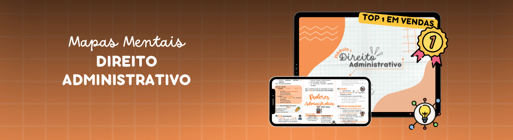 Banner superior do produto. Segue a descrição do conteúdo: Direito Administrativo (Módulo I)
Produto 100% DIGITAL! Você receberá um material em PDF.
Tópicos esquematizados e ilustrados para melhor compreensão.
Material direcionado para revisões.
Este material possui 20 páginas de conteúdo. 
SUMÁRIO:
Introdução ao Direito Administrativo
Princípios da Administração
Organização da Administração Pública
Administração Direta e Indireta
Entes da Administração Indireta
Órgão Públicos
Poderes Administrativos
Poder de Polícia
Agentes Públicos
Servidores Públicos (RJU lei Nº 8.112/90)
Serviços Públicos
Atos Administrativos
Responsabilidade Civil do Estado
Controle da Administração
Improbidade Administrativa