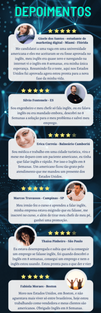 Banner lateral do produto. Segue a descrição do conteúdo: Imersão Total: Você aprende inglês imerso em cenas reais de filmes, absorvendo o idioma de forma natural e contextualizada.

Tecnologia de IA: Nossa Inteligência Artificial interativa oferece feedback imediato, ajudando você a corrigir erros e melhorar continuamente.

Aprendizado Ativo: Ao praticar diálogos autênticos, você não só entende as palavras, mas também as entonações, expressões faciais e contextos culturais.

Método Validado: Desenvolvido com base em estudos de linguística aplicada e validado por especialistas de Harvard, garantimos uma abordagem eficaz e comprovada.