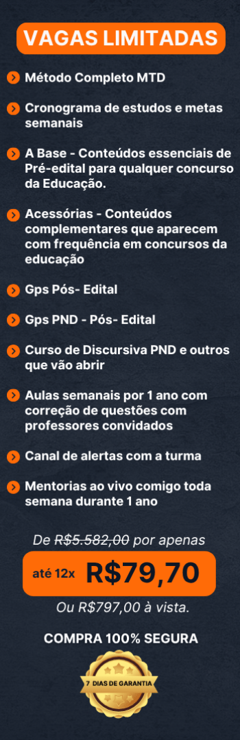 Banner lateral do produto. Segue a descrição do conteúdo: Bem-vindo ao RomaFlix, o seu portal exclusivo para a jornada do sucesso no magistério! Estamos animados em apresentar uma experiência única, especialmente desenvolvida para professores que buscam alcançar seus objetivos nos concursos públicos. Com o RomaFlix, você terá acesso ilimitado a uma biblioteca vasta e diversificada de conteúdos exclusivos, meticulosamente elaborados para impulsionar sua preparação e destacar-se nas provas.

Nossa plataforma intuitiva oferece uma abordagem inovadora, transformando o estudo em uma jornada envolvente e eficaz. Dos mais renomados especialistas em educação às estratégias comprovadas de aprovação, o RomaFlix reúne o melhor do conhecimento para capacitá-lo a enfrentar os desafios dos concursos públicos do magistério.

Diferenciamo-nos pela qualidade incomparável de nossos vídeos, aulas interativas e materiais de apoio, tudo ao alcance de um clique. Não apenas fornecemos conhecimento, mas também orientação personalizada, ajudando você a construir uma base sólida para sua carreira no ensino.

Prepare-se para uma jornada de aprendizado inspiradora e eficiente.