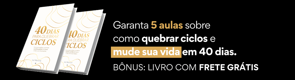 Banner superior do produto. Segue a descrição do conteúdo: Garanta o Workshop e ganhe o Livro Impresso com frete grátis para todo Brasil!

Descubra como padrões comportamentais influenciam diretamente nas suas escolhas, resultados e relações, o que está por trás de atitudes repetitivas, travas inconscientes e reações automáticas. Entenda os códigos que moldam sua forma de agir e comece a reprogramar sua jornada.