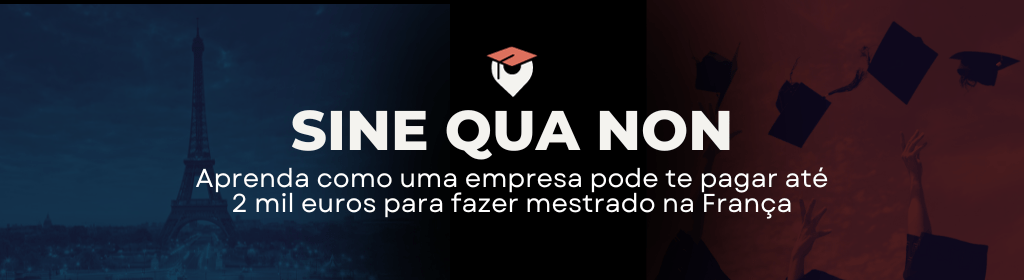 Banner superior do produto. Segue a descrição do conteúdo: O método passo-a-passo para você fazer um mestrado em alternância ou pesquisa na França! Dezenas de aulas ensinando como ser aprovado pelas universidades francesas para participar do master recherche ou alternance.

Todo o material está atualizado com as regras e documentações de 2025/2026.

O curso te mostra o caminho mais eficiente para ser pago até 2 mil euros por mês para fazer pós-graduação ou mestrado na França, mesmo sem saber falar francês.

Ele foi pensado para pessoas de qualquer idade, que desejam fazer um mestrado na França ou pessoas de até 30 anos, que desejam fazer a modalidade de mestrado em alternância.
