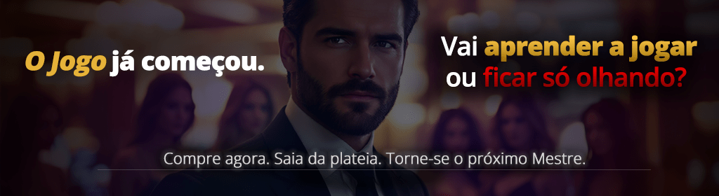 Banner superior do produto. Segue a descrição do conteúdo: AINDA TEM DÚVIDAS SOBRE A COMPRA?
Entre em contato por meio do:
Instagram: @dear.mr.grey
E-mail: dear.mr.grey@outlook.com
Telefone (Assistente): +55 11 9 9779 7291

---

COLEÇÃO "O JOGO: COMO CONQUISTAR A MULHER QUE VOCÊ QUISER"
Volume 01 — A Iniciação: Pare de ser o Cara Legal
Volume 02 — A Sedução: O Sexo começa na Mente
Volume 03 — A Satisfação: Faça ela molhar a cama

E DE BÔNUS:
EXTRA 01 — Por que elas gostam dos canalhas (e não de você)

Por acaso você já foi o cara legal, prestativo, disponível, educado... e invisível?
Você já foi ignorado, trocado ou colocado na “friendzone” mesmo sendo o cara mais atencioso da sala? Já se pegou pensando por que elas preferem os canalhas, enquanto você segue tentando ser o “homem ideal”? Então chegou a hora de jogar de verdade.
A Coleção O Jogo é uma trilogia transformadora que vai te tirar da posição de espectador e te colocar no centro do desejo feminino — sem precisar mentir, encenar ou seguir fórmulas prontas de “macho alfa”.


- O que você vai aprender:
Volume 1 — A Iniciação: Pare de Ser o Cara Legal
Descubra por que agradar demais te torna invisível e como conquistar respeito, desejo e presença sem se anular. Você vai aprender a mapear sua própria masculinidade, identificar seus pontos fortes e se tornar o homem que desperta curiosidade (e não pena).

Volume 2 — A Sedução: O Sexo Começa na Mente
Aprenda como acionar o desejo feminino sem tocar — usando palavras, olhares, gestos e presença. Aqui, a sedução acontece no campo invisível, com técnicas éticas, psicológicas e emocionais que fazem ela desejar ir até o fim por vontade própria.

Volume 3 — A Satisfação: Faça ela molhar a cama
Esqueça o medo da ejaculação precoce ou do desempenho. Neste volume, você vai entender como o prazer feminino funciona de verdade — e como ser o homem que ela vai querer repetir. Não é sobre ter um corpo perfeito, é sobre saber usar o seu.


BÔNUS ESPECIAL PARA VOCÊ:

EXTRA 01 — POR QUE ELAS GOSTAM DOS CANALHAS (E NÃO DE VOCÊ)
Elas não querem um canalha. Querem o que ele representa.
Esse Extra revela o verdadeiro motivo pelo qual tantos homens “bonzinhos” são ignorados — e por que os caras que nem fazem esforço acabam se dando bem. Um tapa na cara e uma luz no fim do túnel para quem quer parar de ser o bom moço invisível.

O que essa coleção NÃO é:
- Não é um curso de frases prontas.
- Não é mais uma fórmula mágica de "macho alfa", "sigma" ou “pegador”.
- Não é conteúdo machista, incel ou misógino.

O que essa coleção É:
- Um caminho direto para o autoconhecimento masculino.
- Um guia prático sobre conquista, sedução e prazer — com ética, consciência e inteligência emocional.
- Um convite para assumir o protagonismo da sua vida sexual e afetiva — sem mais submissão emocional ou ansiedade de performance.

ACESSE AGORA!
Este não é apenas um livro.
É o manual do homem que está pronto para deixar de ser invisível — e se tornar memorável.

A sua transformação começa aqui.