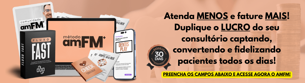 Banner superior do produto. Segue a descrição do conteúdo: A estratégia que me fez sair de 20k de faturamento para mais de 100k em menos 2 meses conquistando um maior encantamento dos meus clientes, me gerando mais autoridade e me trazendo mais liberdade financeira e qualidade de vida e que irá transforma seu consultório em uma máquina de lucro e novos clientes!