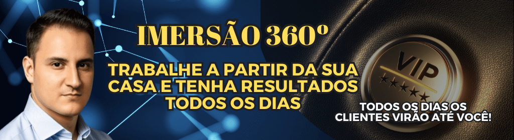 Banner superior do produto. Segue a descrição do conteúdo: O que você pode esperar da Imersão 360º?

?? Inteligência Artificial: Explore as ferramentas de IA que podem otimizar seu trabalho e alavancar suas estratégias digitais, tornando suas tarefas mais eficientes e produtivas.

?? Marketing Digital: Mergulhe nas principais táticas de marketing digital que ajudam a capturar e engajar sua audiência, aumentando sua visibilidade e alcance.

?? Tráfego Pago e Orgânico: Aprenda a diferença entre tráfego pago e orgânico, e descubra como utilizar cada um deles de maneira eficaz para maximizar seus resultados.

?? Profissionalização das Redes Sociais: Torne suas redes sociais uma vitrine profissional. Saiba como criar conteúdo impactante e engajador, construindo uma marca sólida e reconhecida.

?? Networking e Compartilhamento: Conecte-se com outros participantes e troque experiências e insights que podem levar sua carreira a um novo patamar.

Não perca essa oportunidade única de desenvolver habilidades essenciais para o sucesso no mundo digital. Junte-se a nós na Imersão 360º e transforme sua presença online! Inscreva-se agora e dê o primeiro passo rumo à autonomia financeira pela internet.